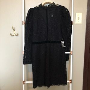 New with tags Express lace and velvet dress
